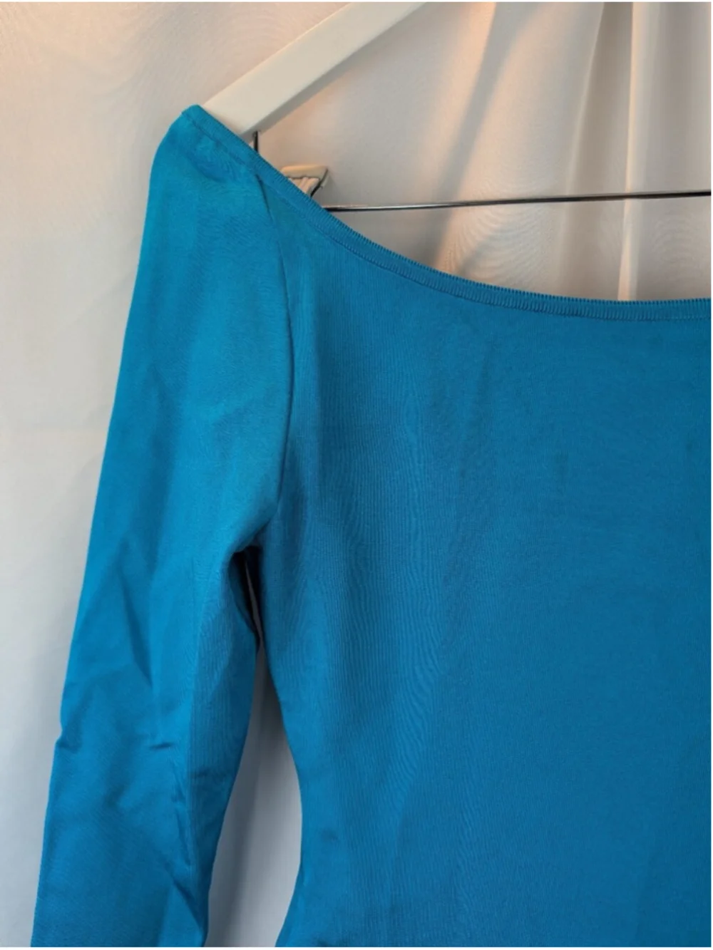 Alexandre Vauthier Off-Shoulder Turquoise Bodycon Dress Size 6(38) BNWT